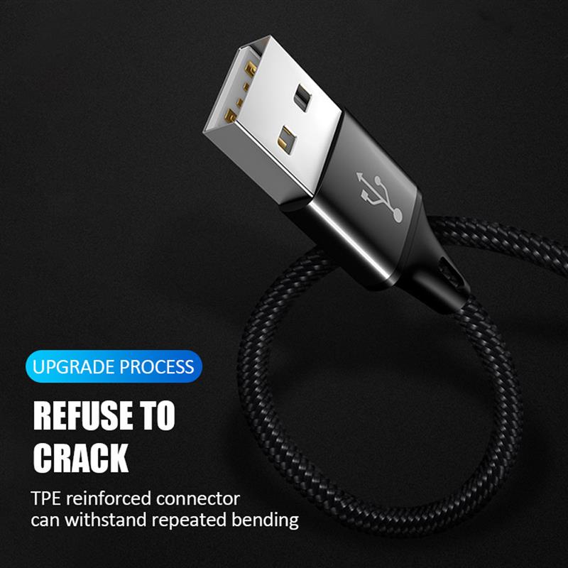  Cheapest Price with best quality Android Mobile Phone Nylon Multi Charger Light Micro Type C 3 In 1 Usb Charging