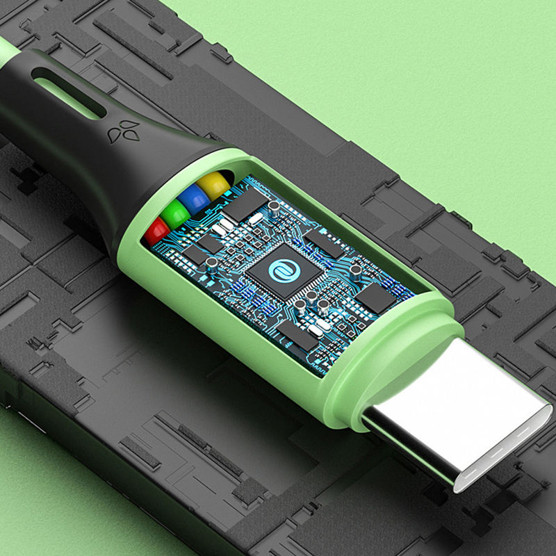 Eco Friendly Liquid Silicone USB To Micro Type c 3 in 1 Multifunction PD 3A Fast Charging Cable 1.2m Transmission Data C