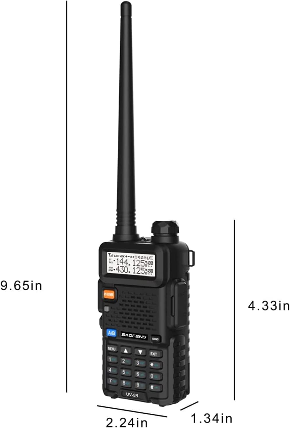 FM radio 5W high power Dual Band Walkie-talkie  two way radio intercom