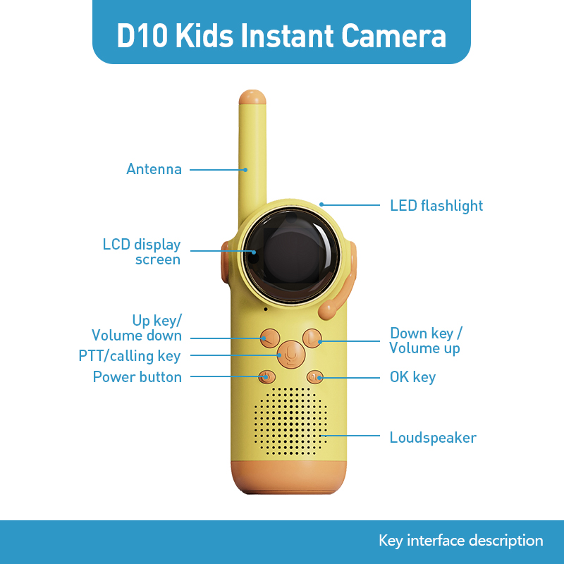 Kids Walkie Talkie 2 pack Two Way Radio Toy Comunicador 3KM Long Range Wireless Transceiver Walkie Talkie for children