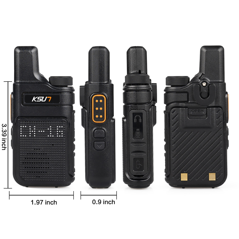 KSUN TFSI PMR 446 Walkie-talkie Mini Communication Radios Professional 2 Way Radio UHF Transceiver Portable Walkie Talki