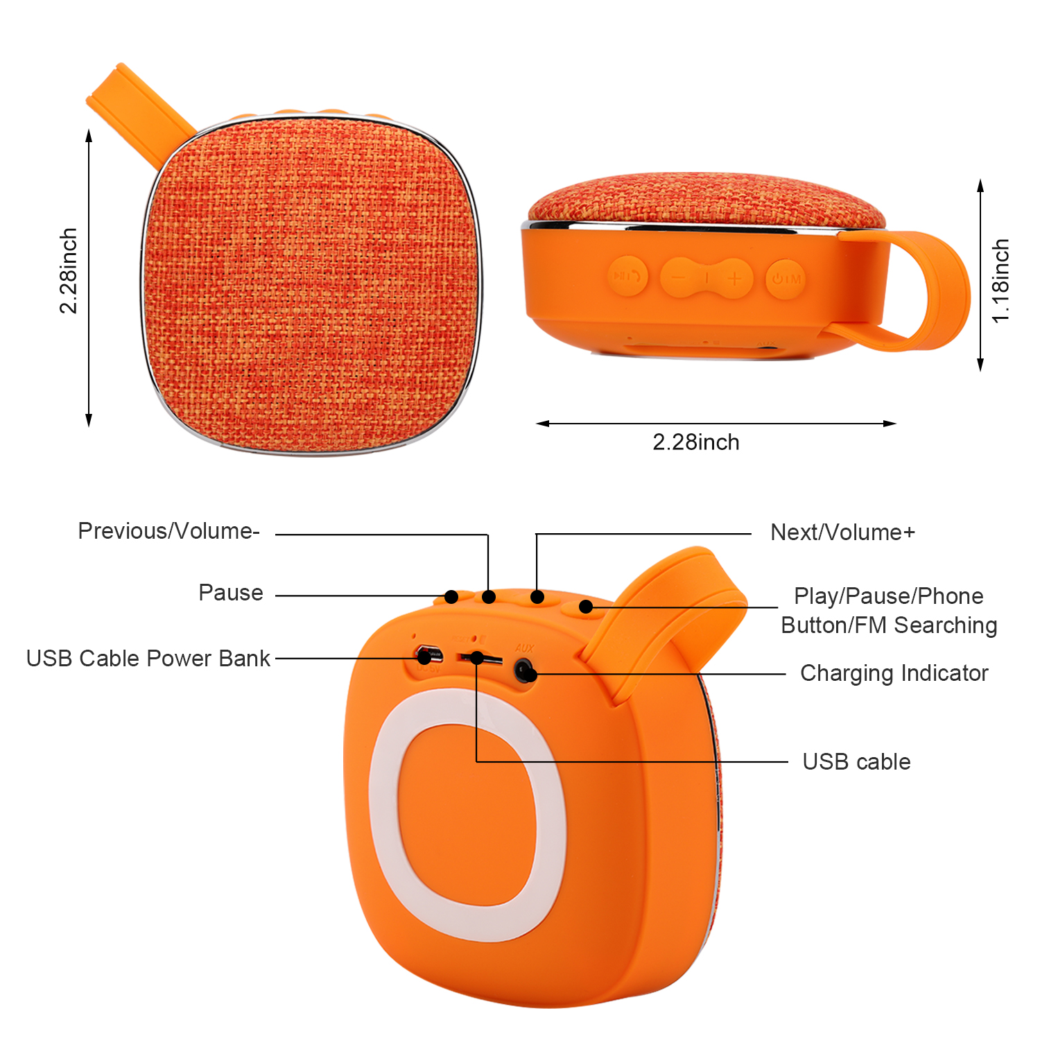   Wireless Speaker X25 Sound Box Boombox Mini Audio Portable Outdoor Speakers