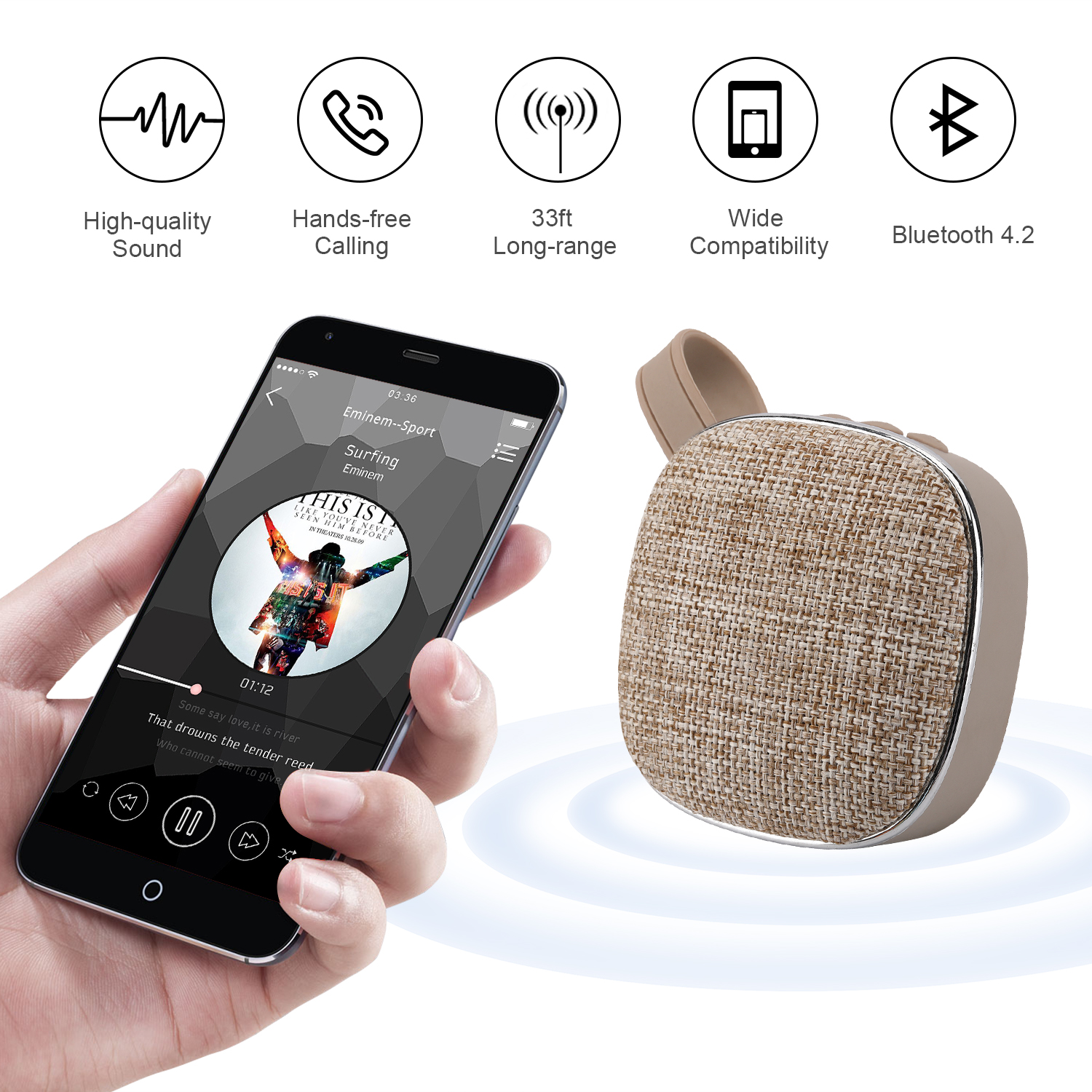   Wireless Speaker X25 Sound Box Boombox Mini Audio Portable Outdoor Speakers