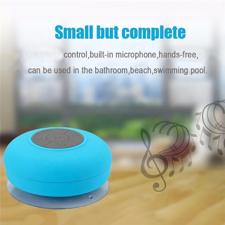  High Quality Shower Wireless Bt Speaker Round Outdoor Floating Waterproof Wireless USB Mini Smart Speakers With 