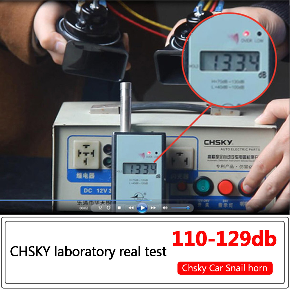 High Quality Universal Car Speaker Snail Horn Long Life High And Low Car Speakers