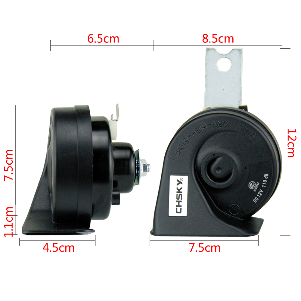 High Quality Universal Car Speaker Snail Horn Long Life High And Low Car Speakers