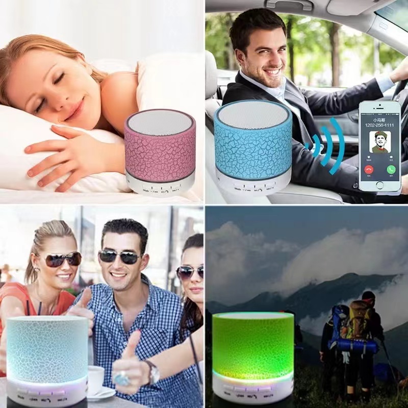Mini Altavoz  Hifi LED light Outdoor Speaker Wireless Stereo Audio Heavy Bass Sound Box Caixa De Som Portable Bluetooth 