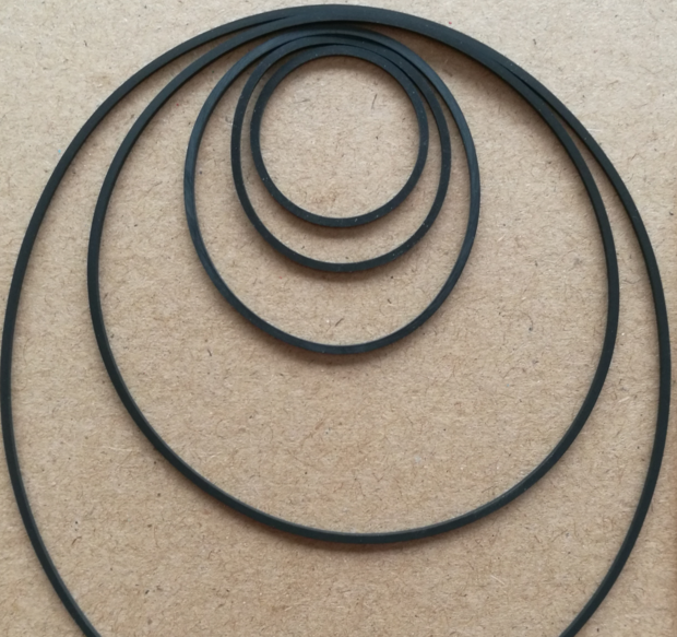 0.5mm 0.6mm belts for walkman recorder calculator