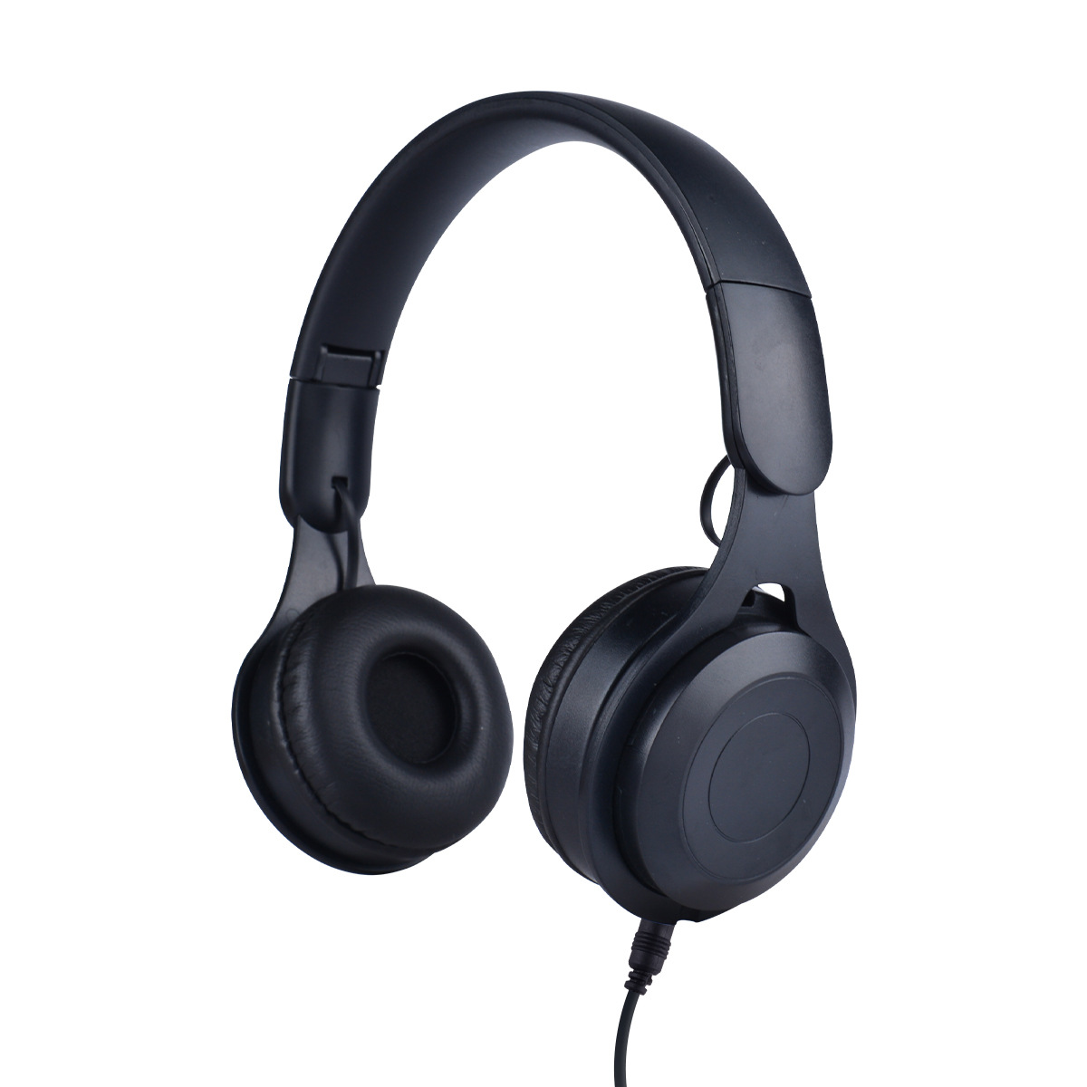 Head-Wearing Wired Headphones with Heavy Bass Compatible with Mobile Phones and Computers