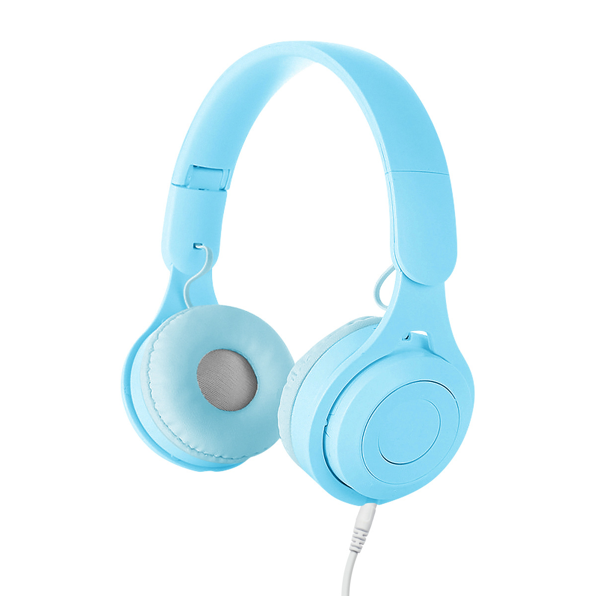 Head-Wearing Wired Headphones with Heavy Bass Compatible with Mobile Phones and Computers