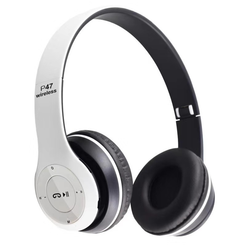 P47 Earphones & Headphones Wireless Headset Foldable Headphones