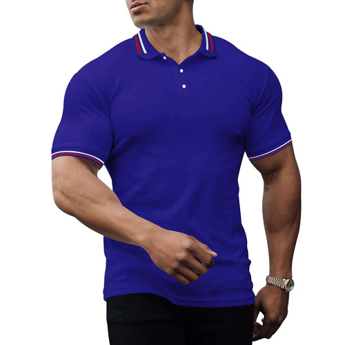 2023 New   plaid shirts style men's shirts casual formal cotton polo t shirt with 