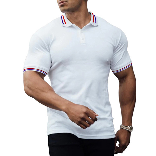 2023 New   plaid shirts style men's shirts casual formal cotton polo t shirt with 
