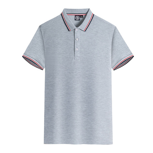 Luxury Men's Sports Shirts Style Men's EcoSmart Cotton Blend Polo Shirts with 2-Pack Pocket
