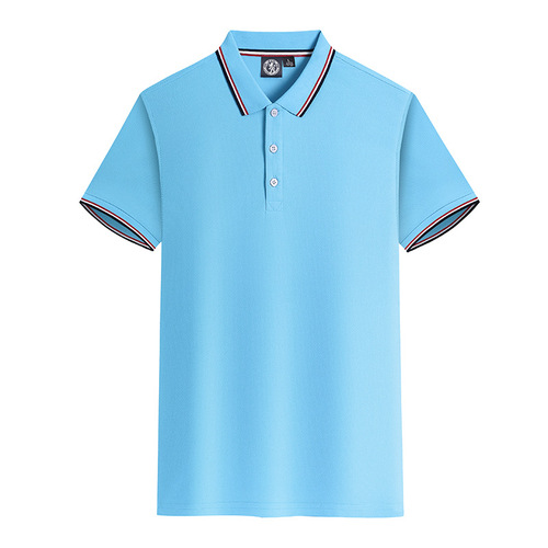 Luxury Men's Sports Shirts Style Men's EcoSmart Cotton Blend Polo Shirts with 2-Pack Pocket