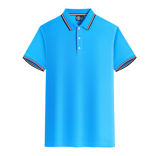 Luxury Men's Sports Shirts Style Men's EcoSmart Cotton Blend Polo Shirts with 2-Pack Pocket
