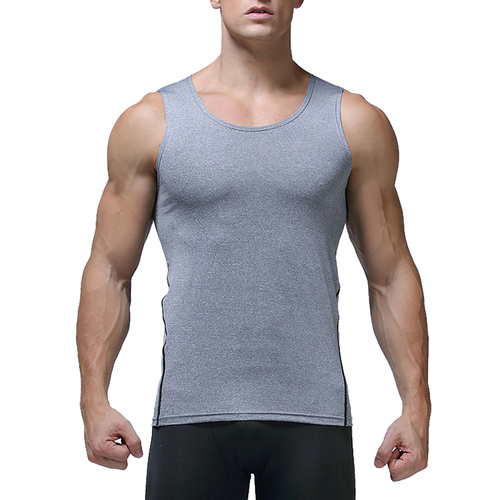  Brand Men's Fitness Singlet Tank Tops Workout Sleeveless Muscle Tops  Sports Clothes