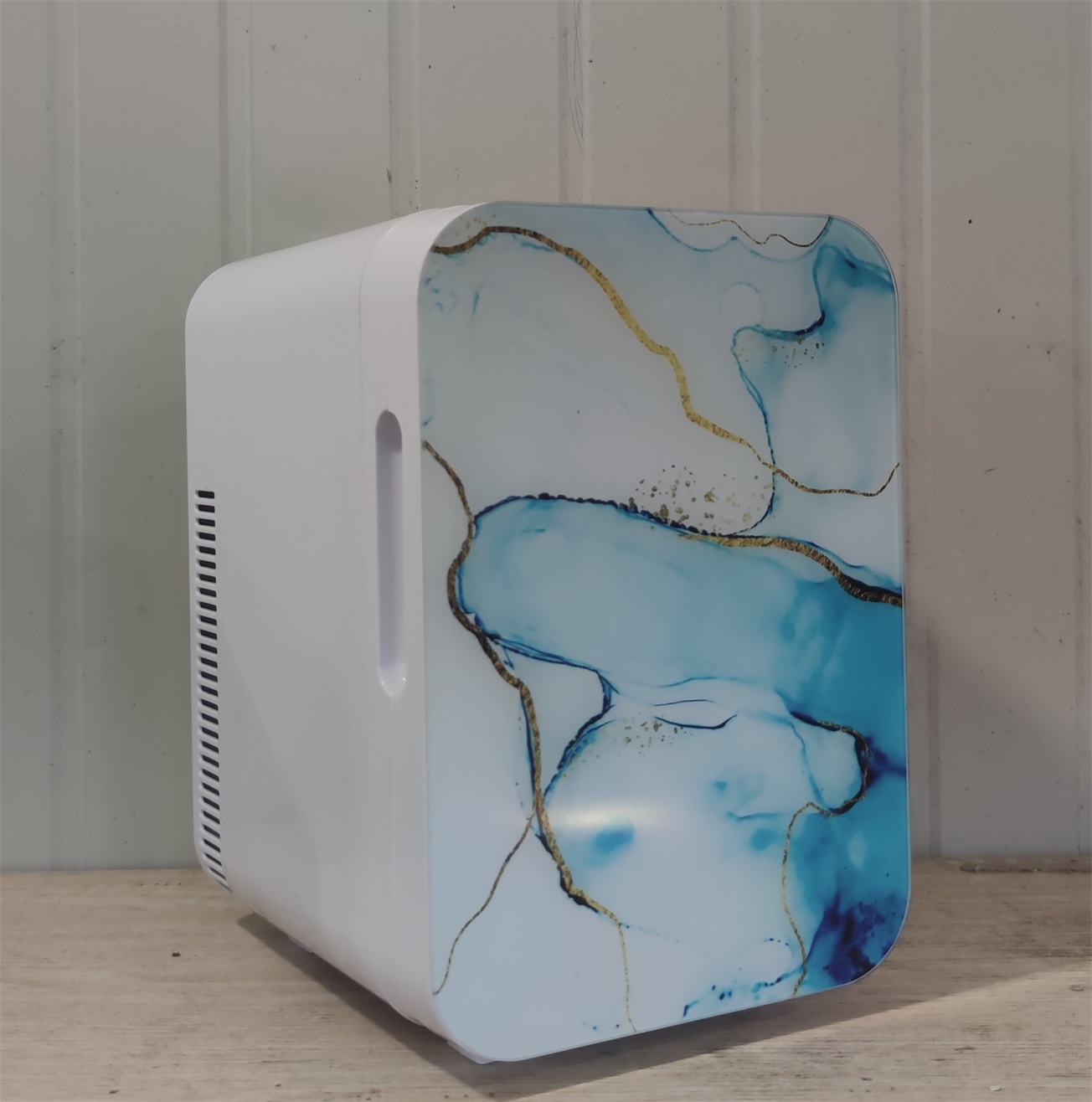 New Design 8L 10L  Desktop Skincare Cosmetic compact refrigerators Makeup Marble Mini Beauty Fridge