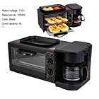 Household Multifunction Breakfast Maker Machine Temperature Control Breakfast Sandwich Maker 3 In 1 Breakfast Makers