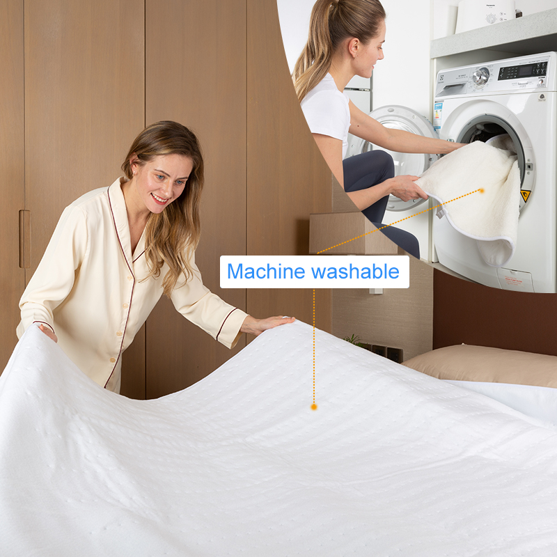  best selling 150*80 cm single electric heated element blanket with CE/GS certificate