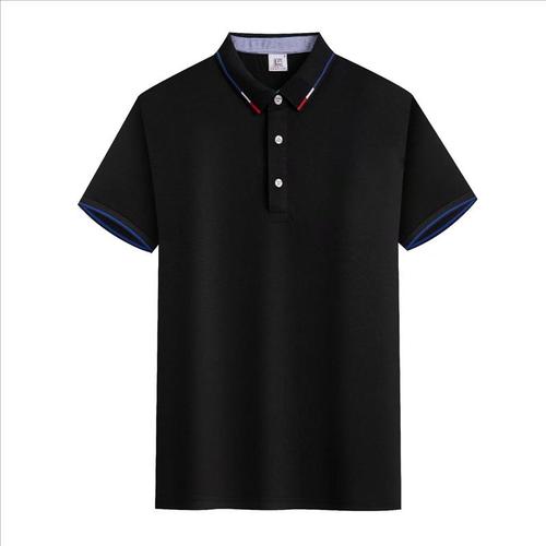 New Design   Men Clothes Short Sleeved Polyester Spandex Quick-dry Golf T Shirt Casual Lapel Polo Shirt