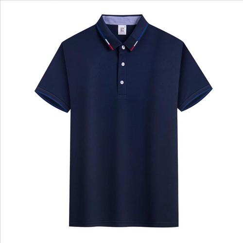 New Design   Men Clothes Short Sleeved Polyester Spandex Quick-dry Golf T Shirt Casual Lapel Polo Shirt