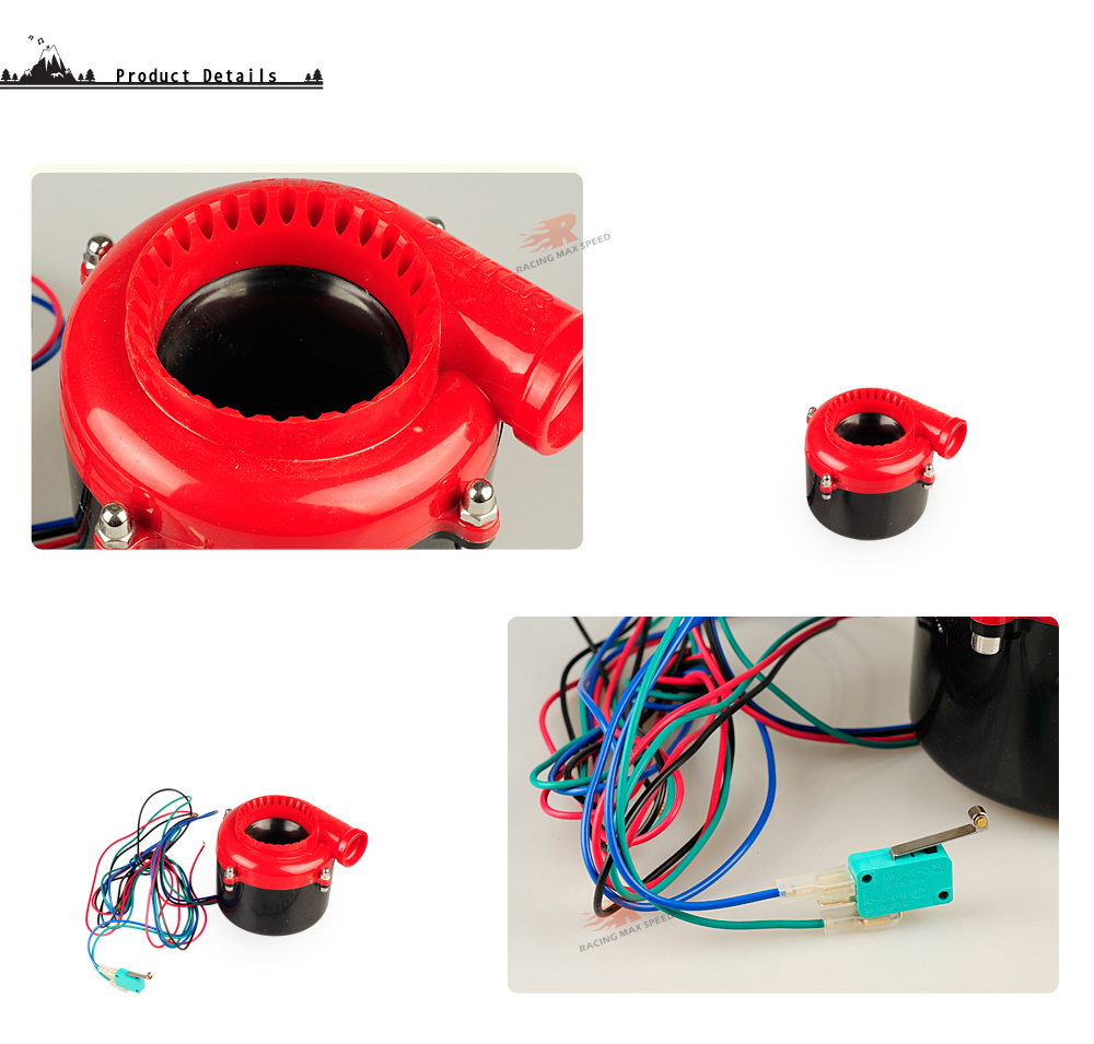 Universal Electronic turbo Car Fake Dump Valve Turbo Blow Off Valve Sound Electric Turbo Blow Off Analog Sound BOV