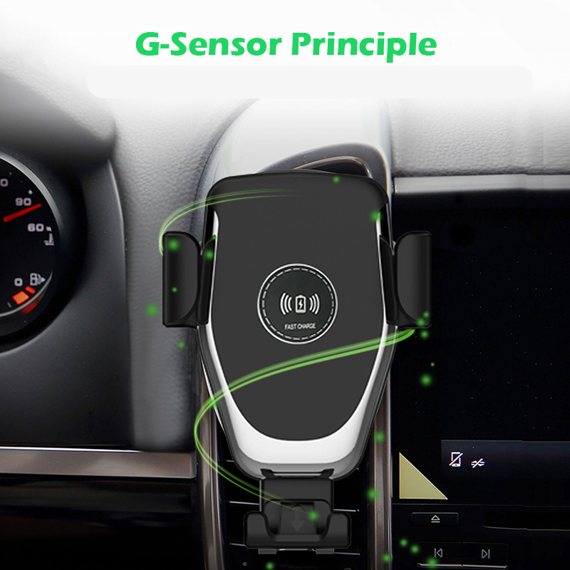 Adjustable 10w Car Wireless Charger Car Mount Wireless Charger Phone Holder For All Qi-enabled Mobile Phone Car Phone Ho