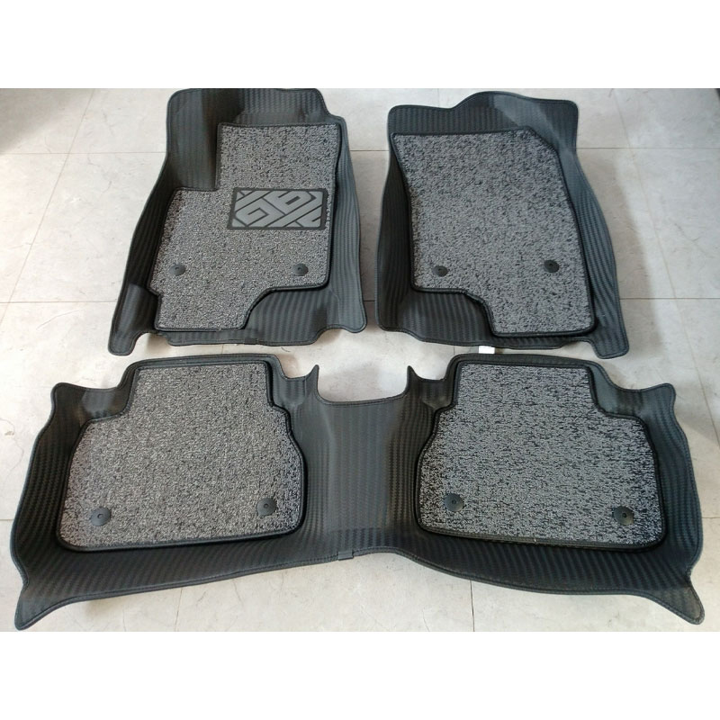 Supplier of high quality hot pressed leather  car carpet type composite car floor mats  production fashion 