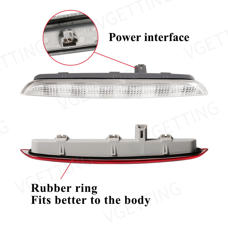 Car Accessories Led Brake Tail DRL Daytime Running Lamp Fog Light for Mitsubishi Outlander GF4W GF8W 2013 2014 2015 2016
