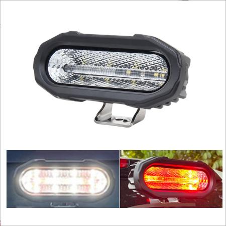 Led Work Light Fog Lamp 6 inch 20W Red Brake Reversing Light Spotlight offroad Vehicle LED Driving Lighting