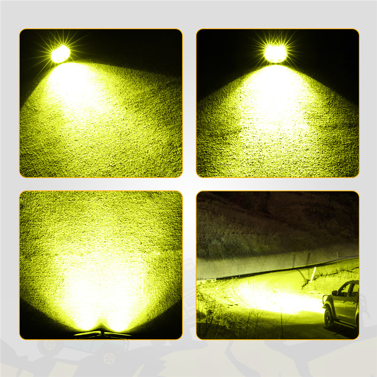 2021 Led Car Lights Fog Lamp 3.5 Inch Round Flood 27 Watt Farming Led Work Light