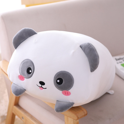 New  Soft Stuffed Animal Cartoon Cushion Cute Fat Baby Elephant Plush Dog Cat Penguin Pig Panda Dinosaur Plush 