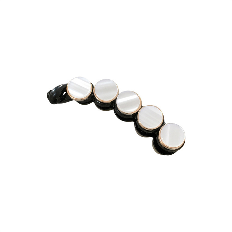 banana clip fresh color girl plate hair claw beads hairpins women girls hair claws