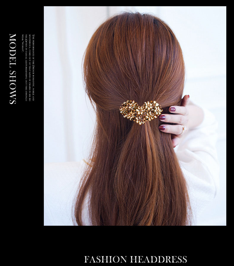  korean fashion gold metal Duck bill hair accessories hairpin for hair enamel hair clips