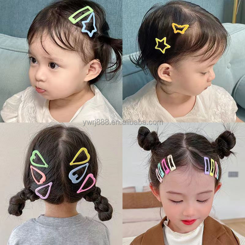 Children's star hair clip girl's bangs card broken baby small BB clip girl headdress five-pointed star