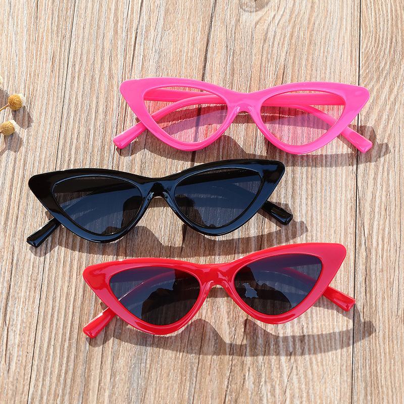 2022 New Arrival Children Cat Eye Shape Sun Glasses Kids Shades Sunglasses Girls Boys