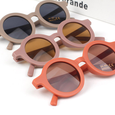 Fashion Round Kids Sunglasses Boys Girls Vintage Sun Glasses UV Protection Classic Children Eyewear Lentes De Sol Gafas