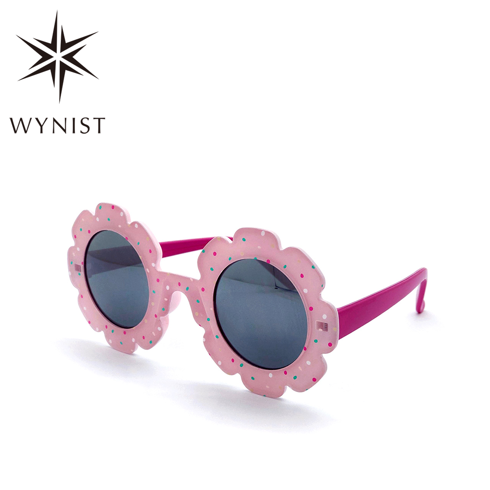 Sun Flower Kids Sunglasses Boys Girls Round UV  Resistant Eye Glasses Children Lovely Baby Shades