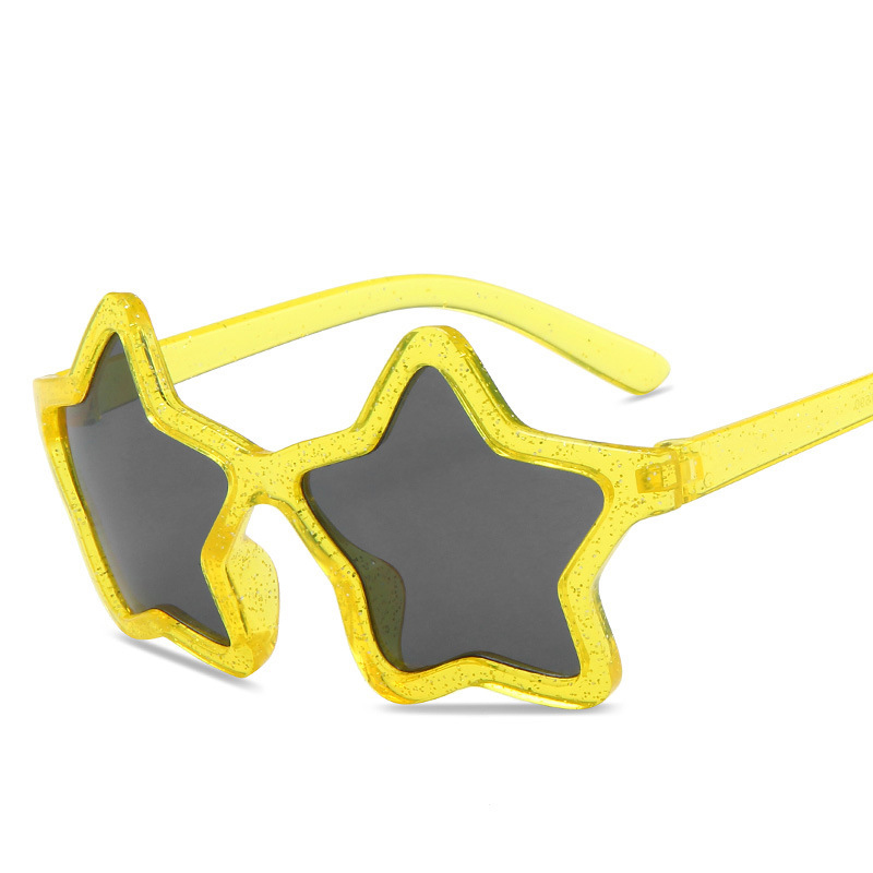 2021  Girls Children Sunglasses UV400 Star Shape Kids Funny Sunglasses
