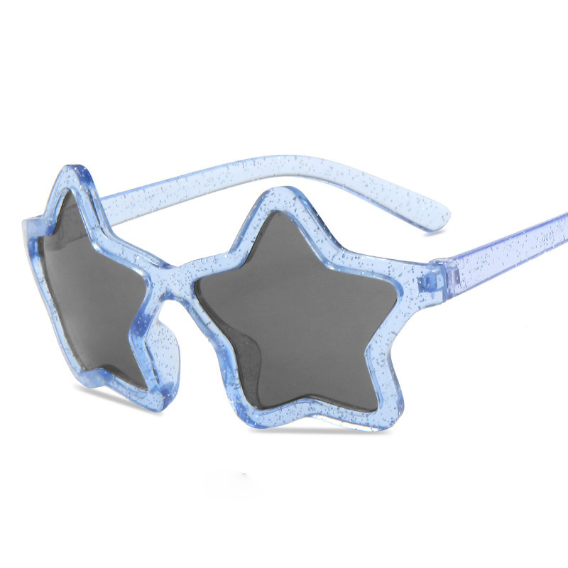 2021  Girls Children Sunglasses UV400 Star Shape Kids Funny Sunglasses