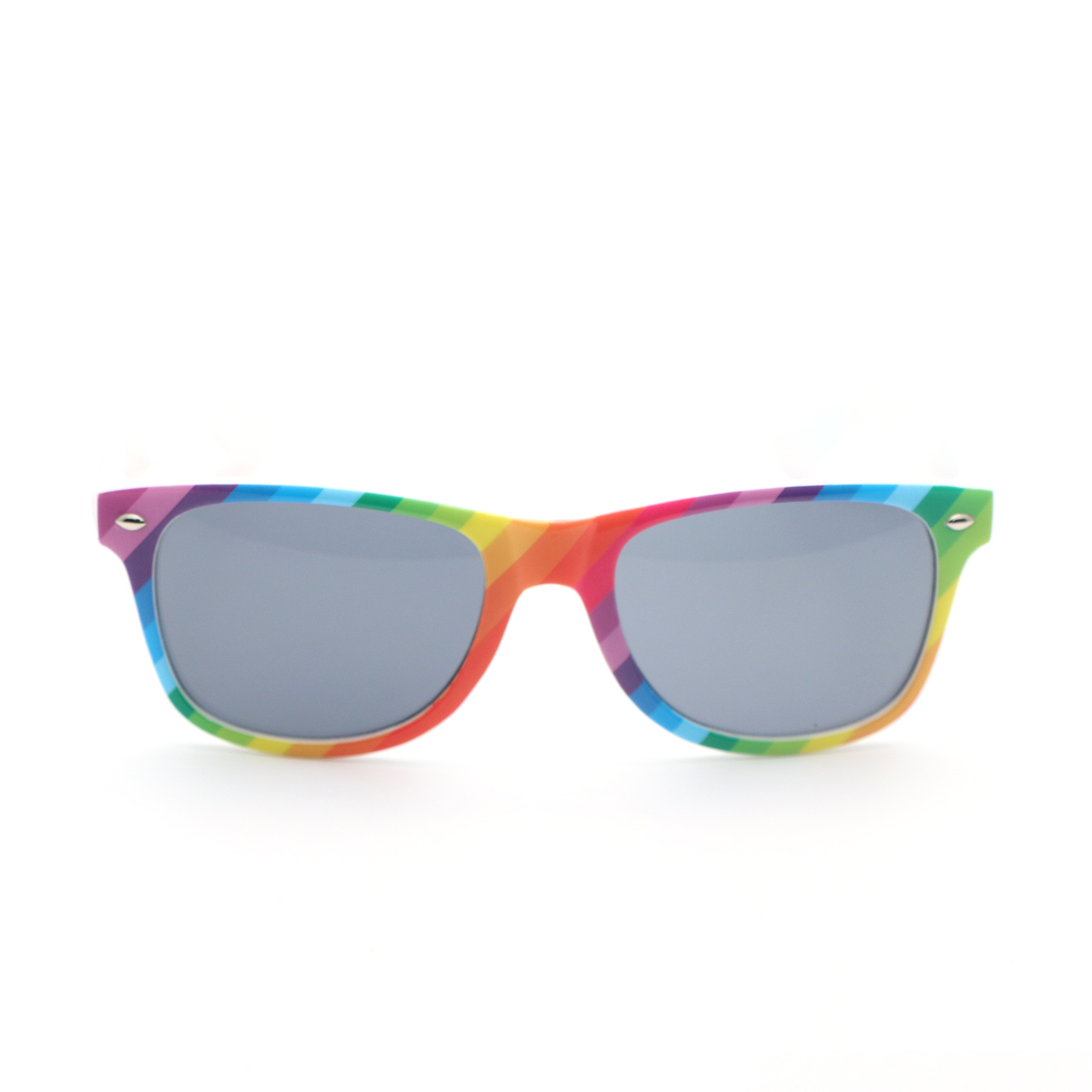  Hot sale Fashion rainbow Children sunglasses 2022 Plastic Lens kids Sunglasses woman men for teenagers party