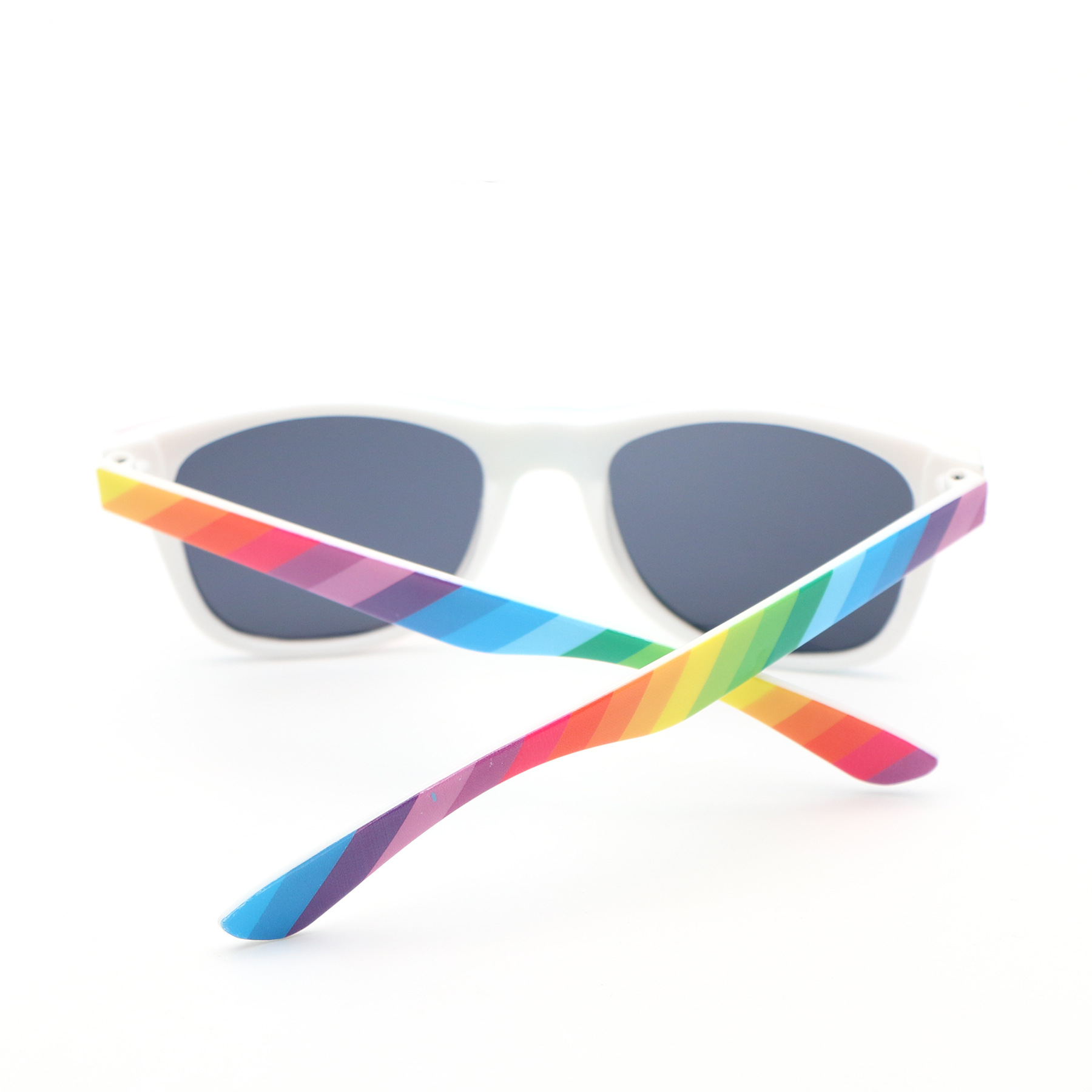  Hot sale Fashion rainbow Children sunglasses 2022 Plastic Lens kids Sunglasses woman men for teenagers party