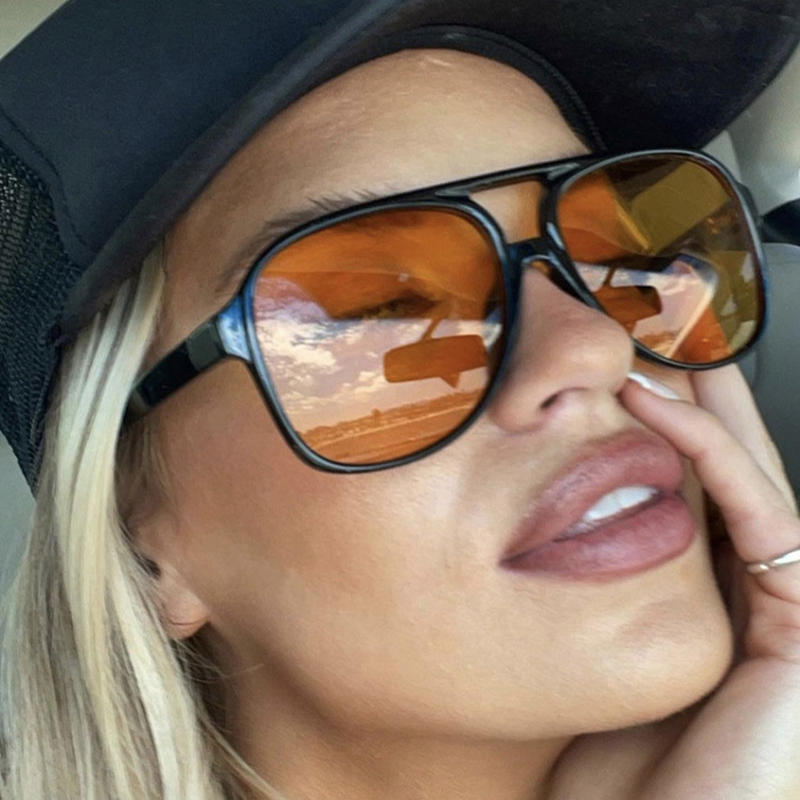 Women Fashion Sun Glasses 2023 Classic Vintage Aviation Sunglasses for Women Men Large Frame Retro 70s Sunglasses Female