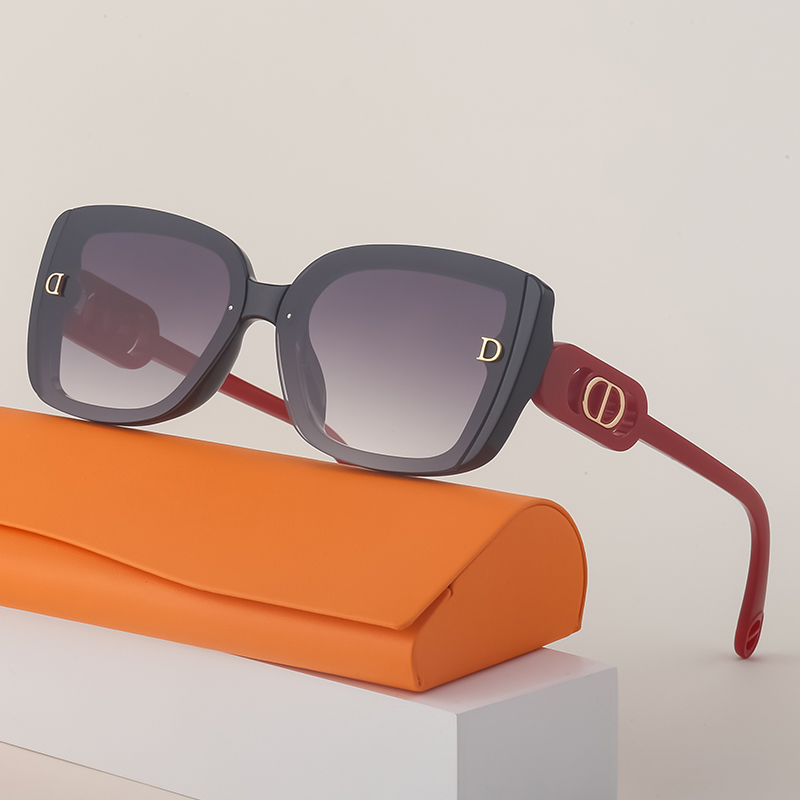 2023 china fashion designer square sunglasses women's trend D word cut edge sunglasses women square sunglasses