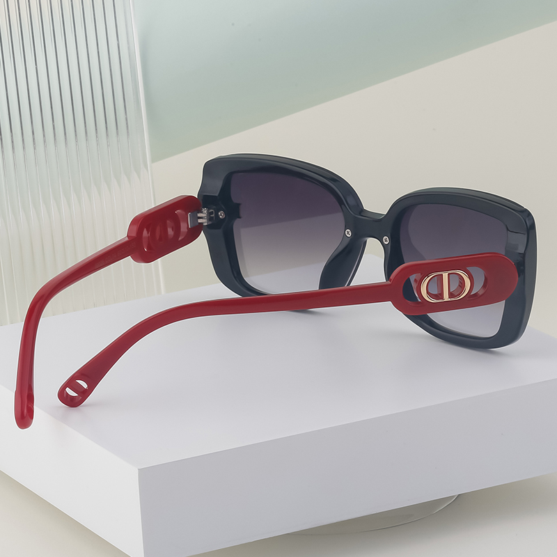 2023 china fashion designer square sunglasses women's trend D word cut edge sunglasses women square sunglasses