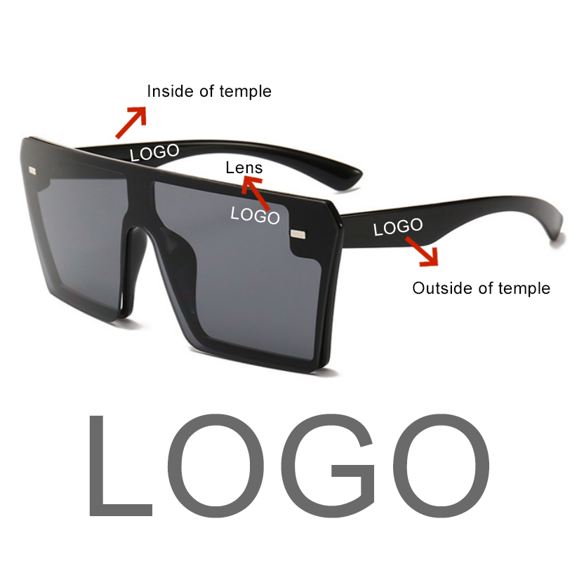 Trendy Square Shades Fashion Oversized Luxury  Sunglasses 2022 Women Sun glasses Sunglasses 