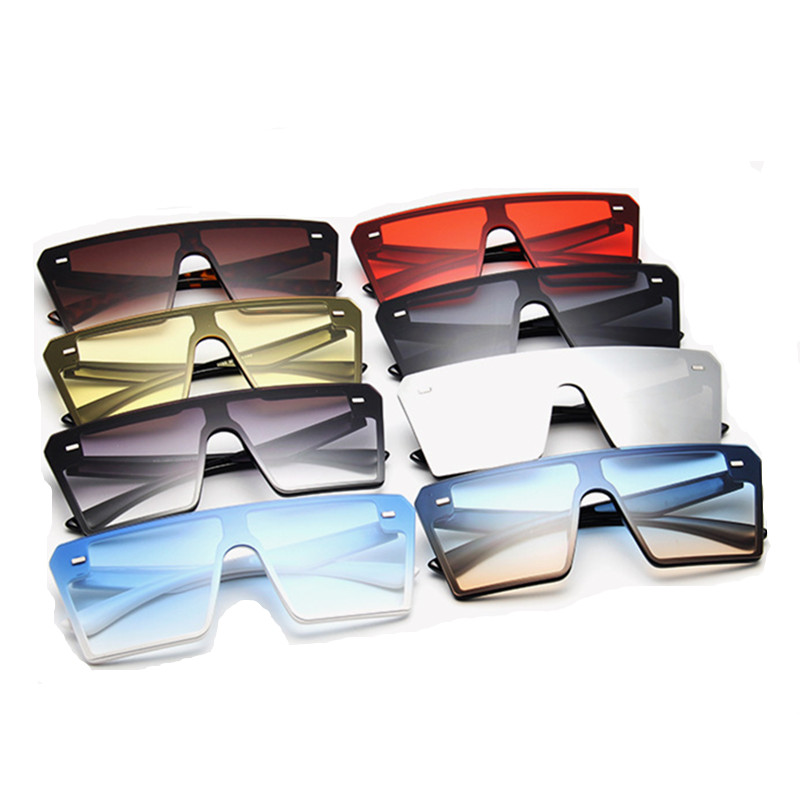 Trendy Square Shades Fashion Oversized Luxury  Sunglasses 2022 Women Sun glasses Sunglasses 