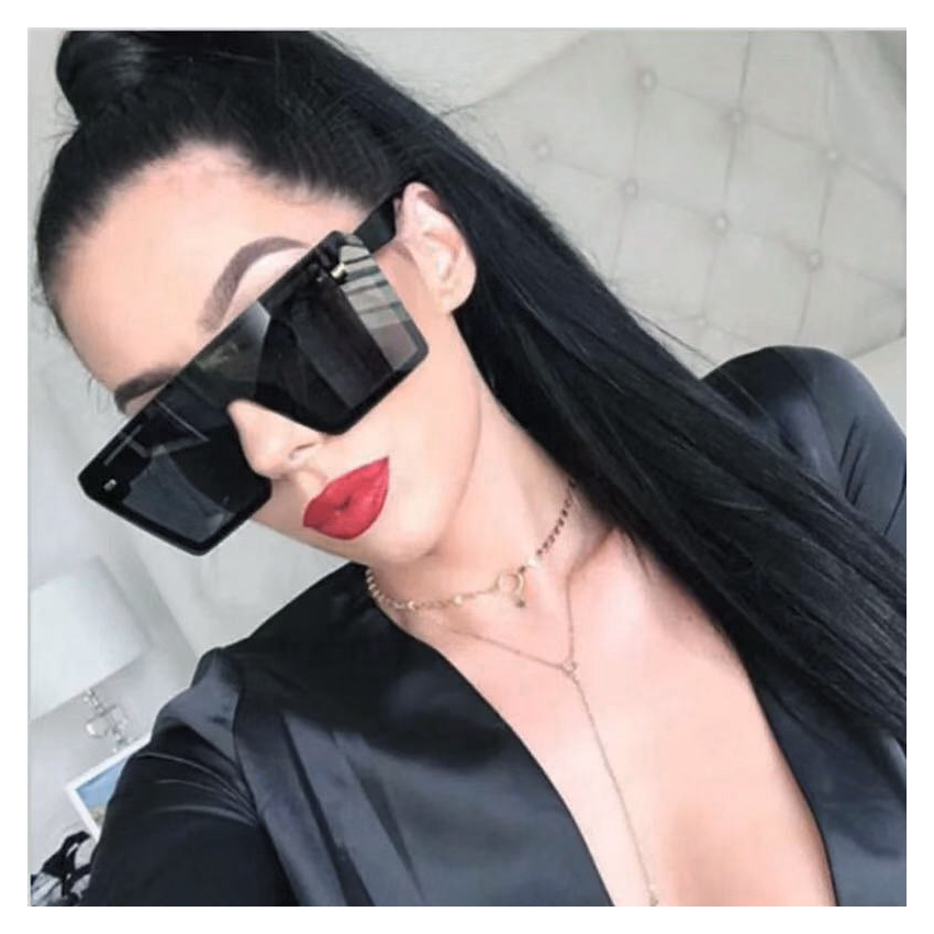 Trendy Square Shades Fashion Oversized Luxury  Sunglasses 2022 Women Sun glasses Sunglasses 