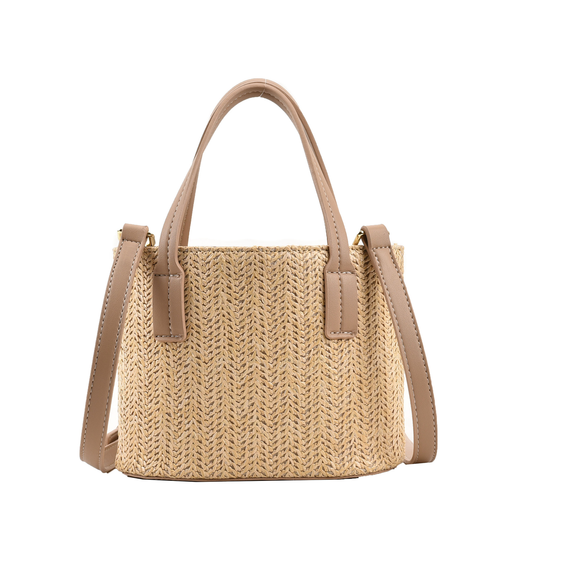 Handmade kids beach bag woven bag corn husk woven ECO women's literary holiday shoulder tote large beach bag